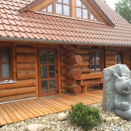 Naturstamm Ferienhaus Trassenheide Exterior photo